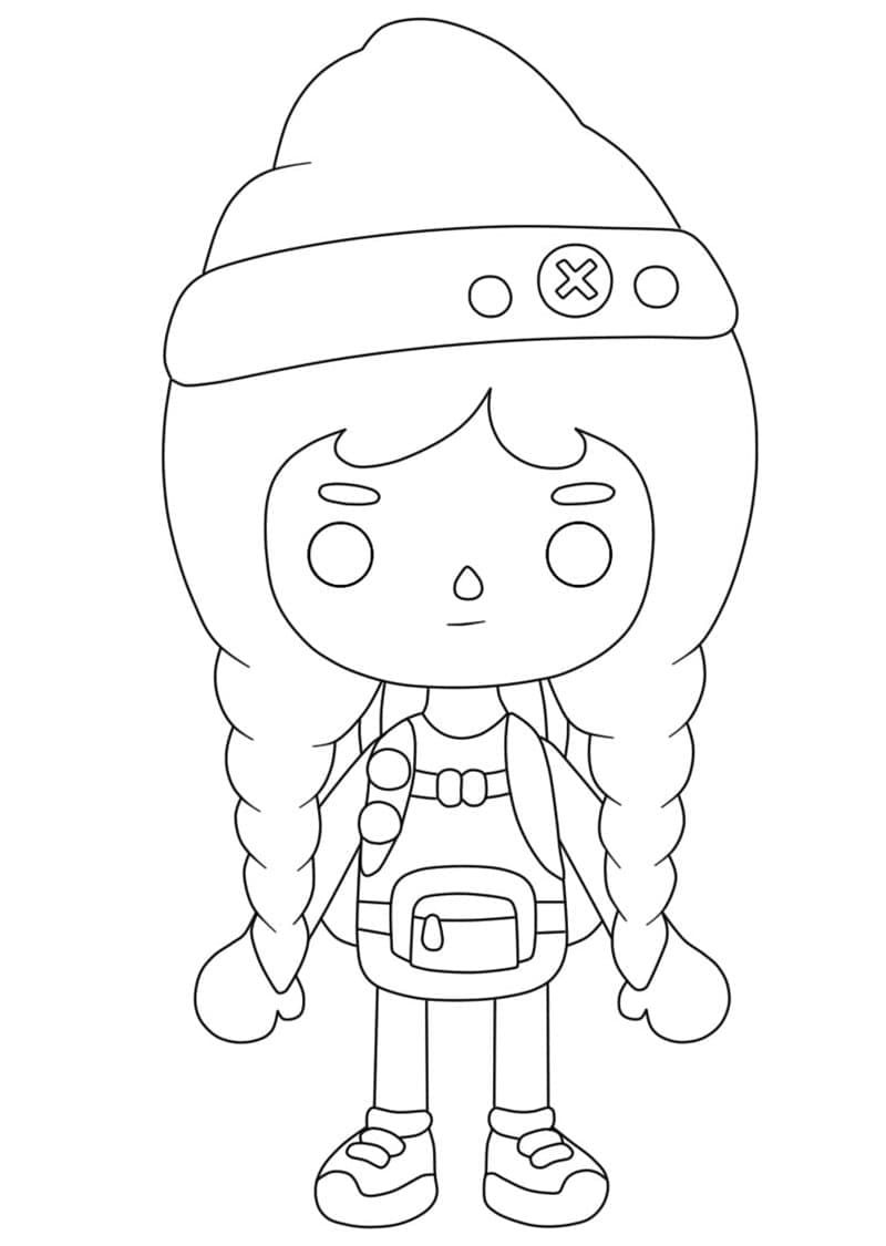 무료로 토카 보카 coloring page