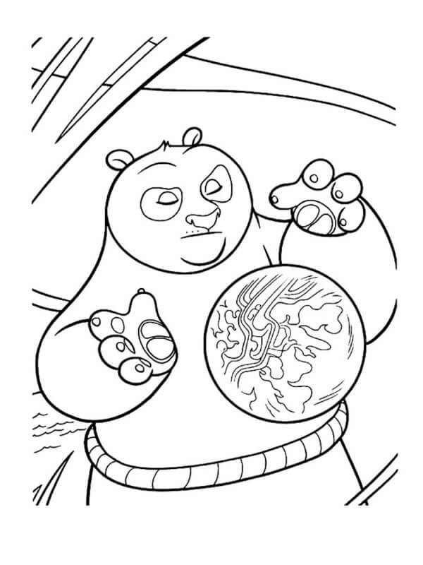 포의 마법 coloring page