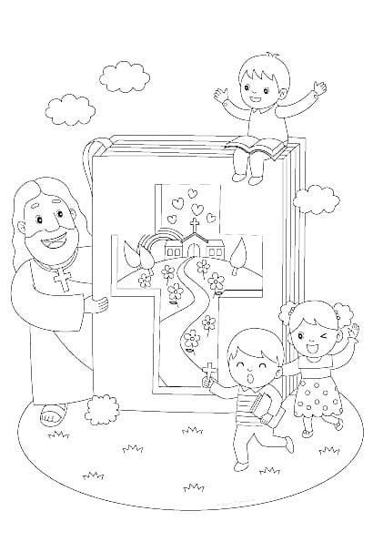 성경 무료 쉬움 coloring page