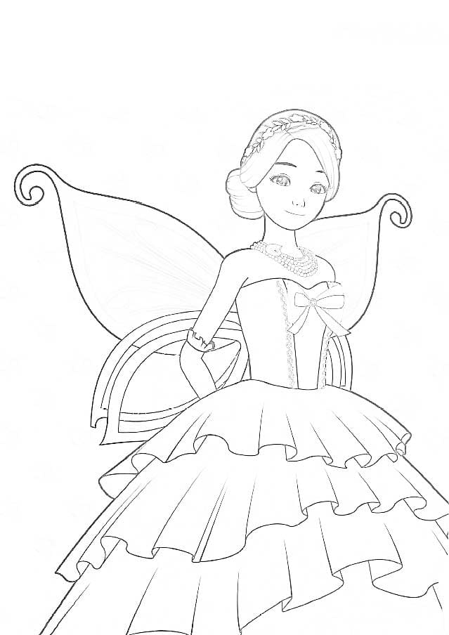 시크릿주쥬 귀엽다 coloring page