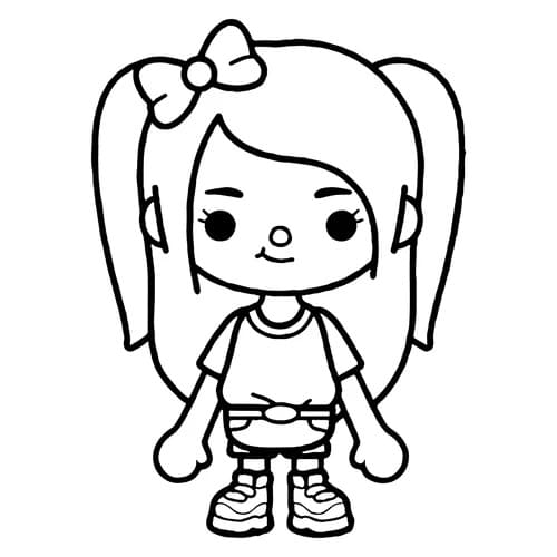 토카 보카 인쇄 가능 coloring page