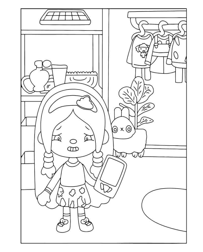 토카 보카 재미 coloring page