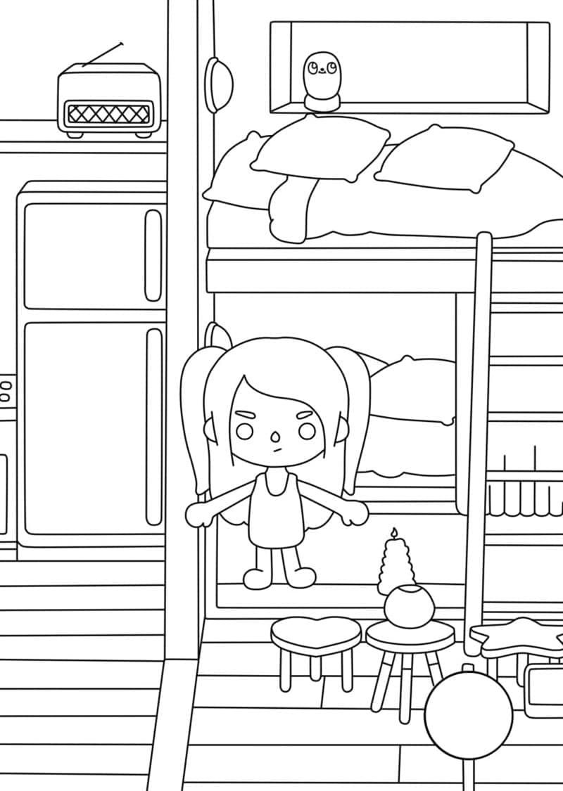 토카 보카 라이프 무료 키즈 coloring page