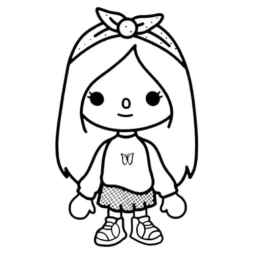 토카 보카 무료 coloring page