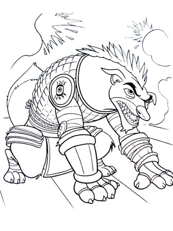 울프 장군 coloring page