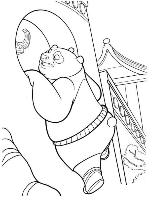 웃긴 포 coloring page