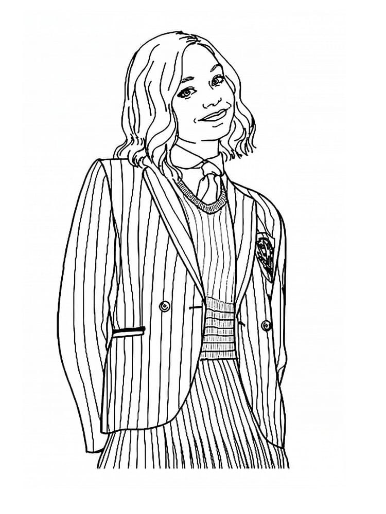 예쁜 에니드 신클레어 coloring page