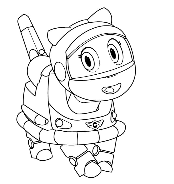 고고 다이노 – 페이지 1 coloring page