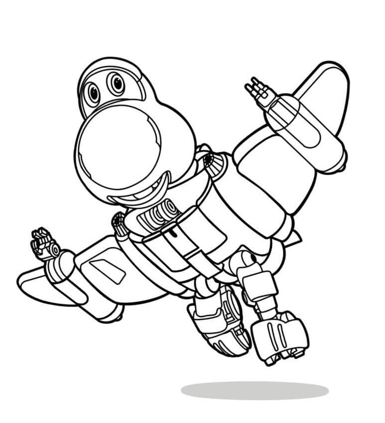 고고 다이노 쉬운 무료 coloring page