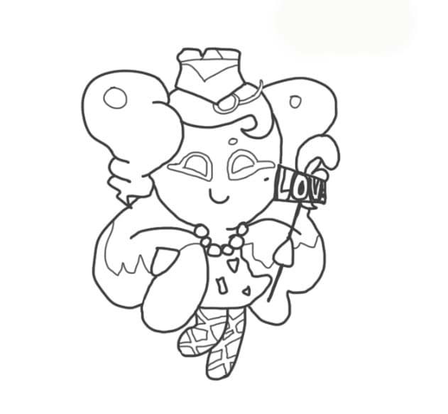 인쇄 가능한 쿠키런 coloring page