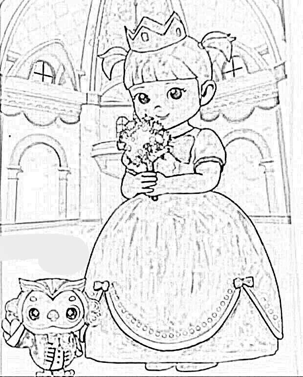 콩순이 이미지 coloring page