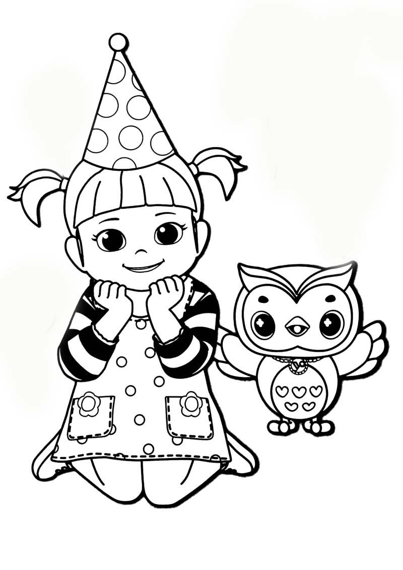 콩순이 무료 coloring page