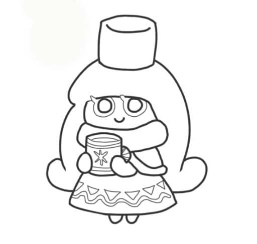 쿠키런 귀여운 무료 coloring page