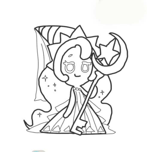 쿠키런 – 페이지 1 coloring page