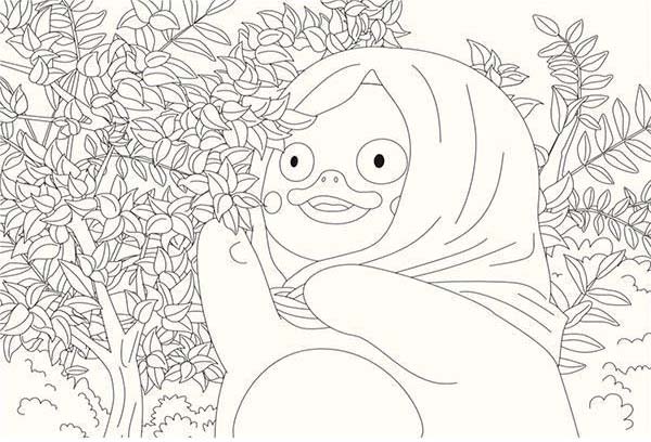 펭수 이지 coloring page