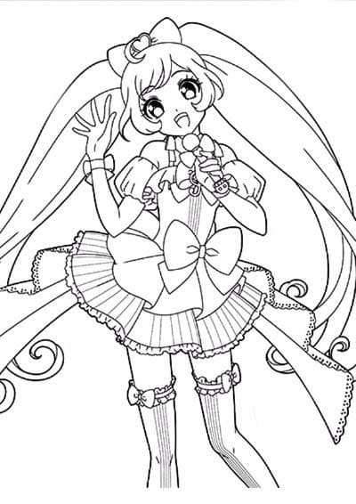 프리파라 단순한 무료 coloring page