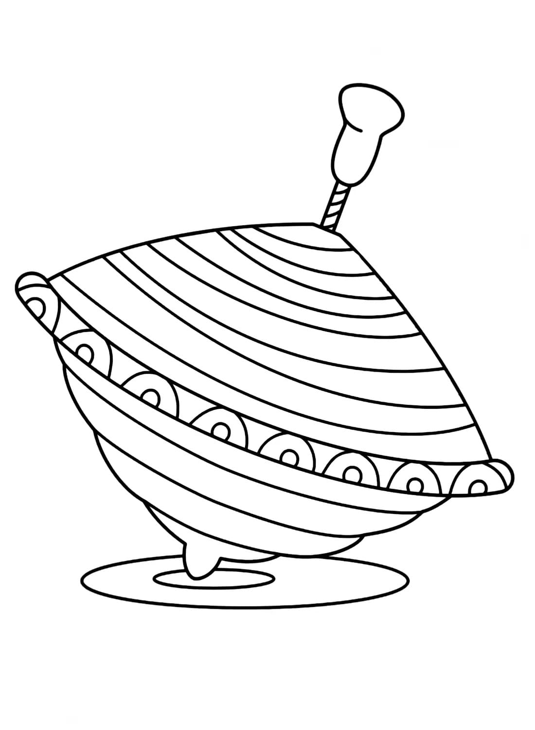 그리다 팽이 무료 coloring page