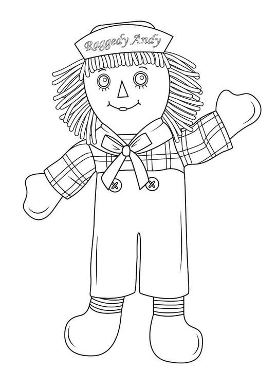 기본 인형 coloring page