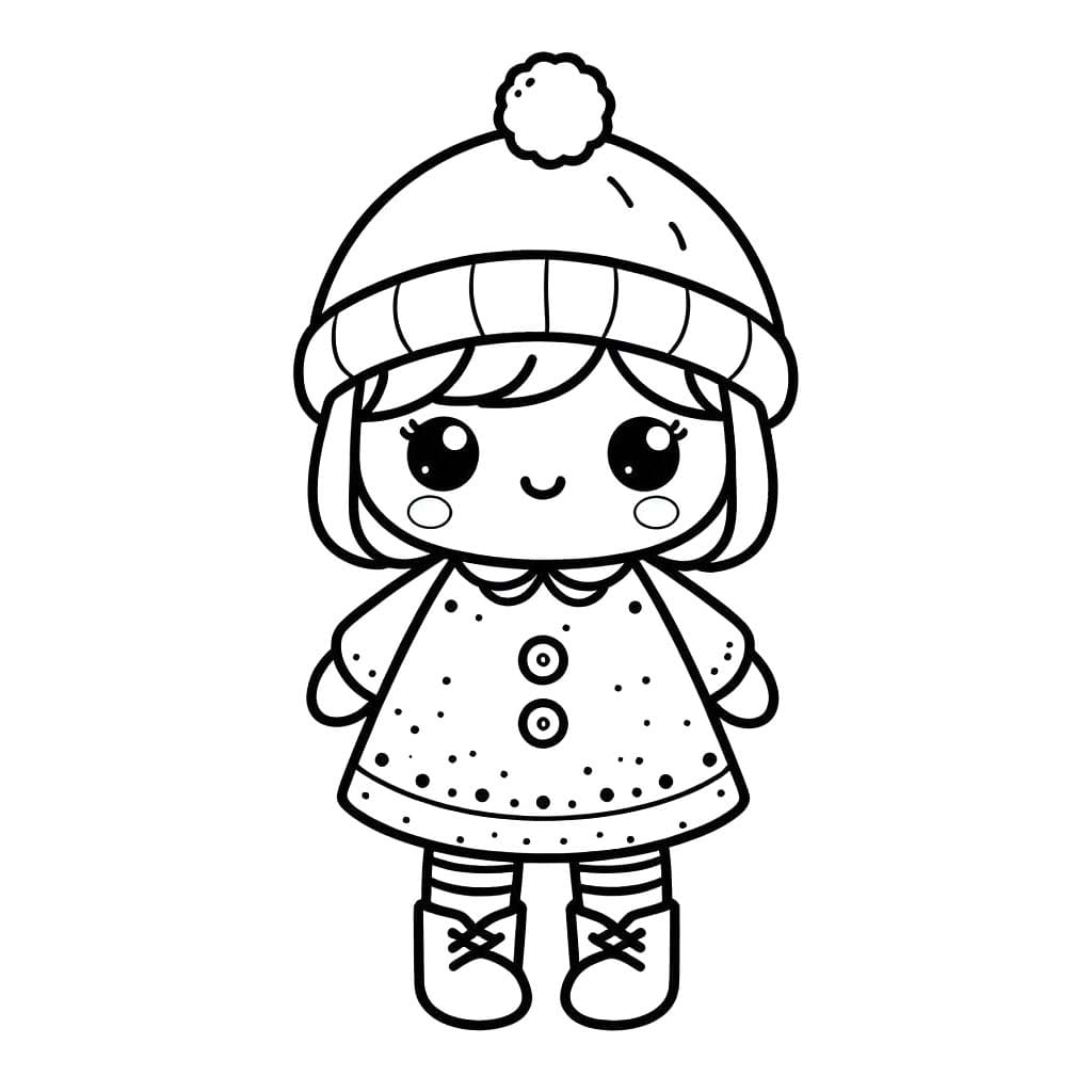 인형 4 coloring page