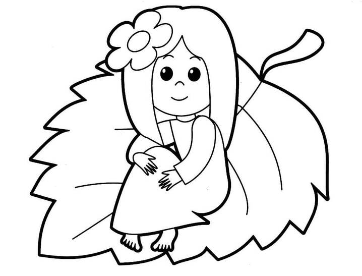 인형 매우 간단 coloring page