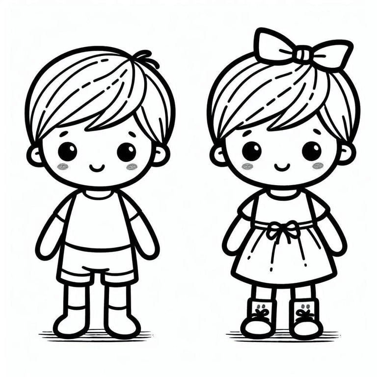 인형 웃긴 coloring page