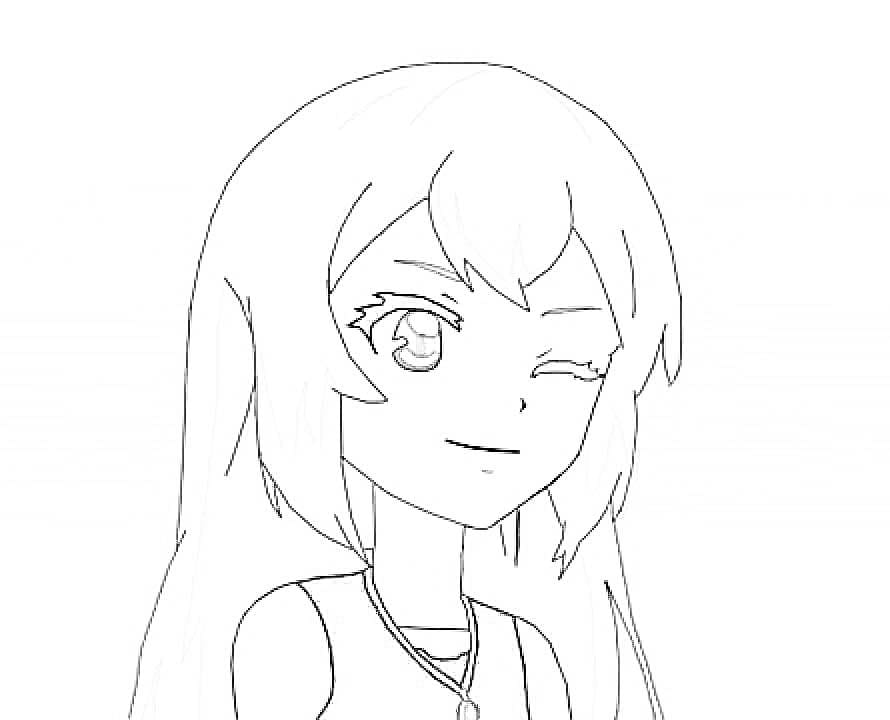 이소벨은 행복하다 coloring page