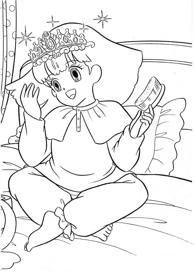 무료 요술공주 밍키 coloring page