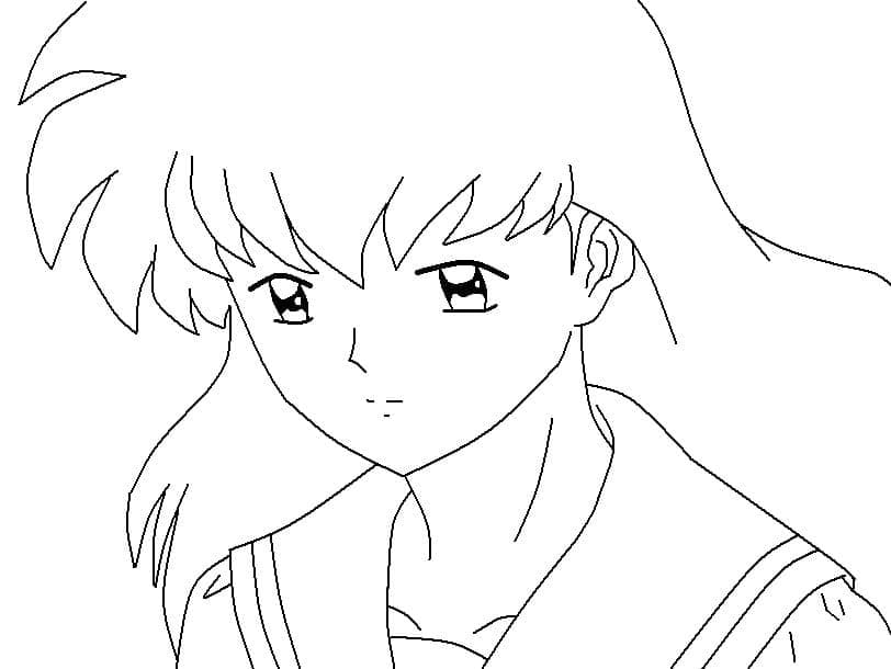 슬픈 카고메 coloring page