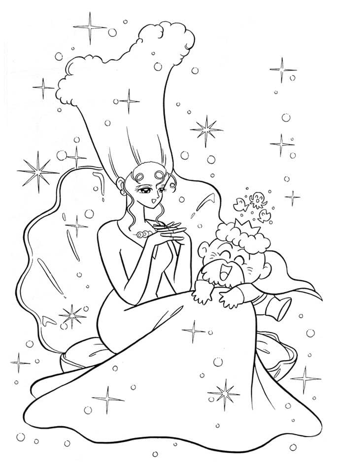 요술공주 밍키 11 coloring page