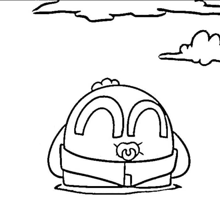 브롤스타즈 스파이크 치비 coloring page