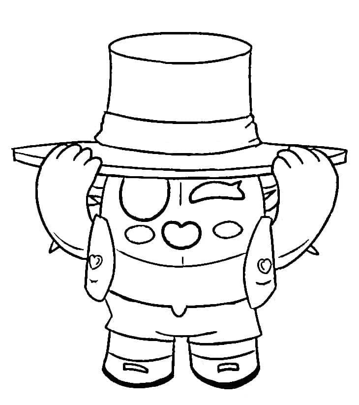 브롤스타즈 스파이크 재밌다 coloring page