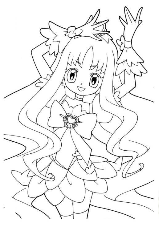 하트캐치 프리큐어 해피 coloring page