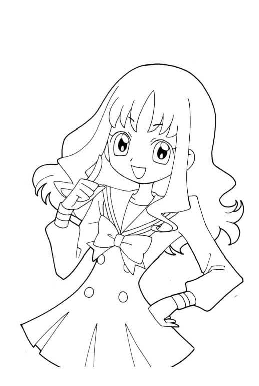 하트캐치 프리티 큐어 프린트 가능 coloring page