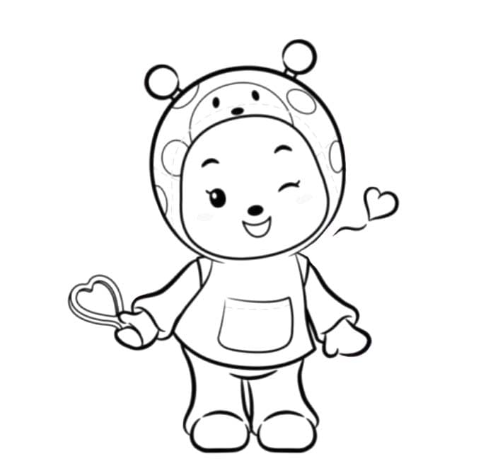 후토스 이지 coloring page