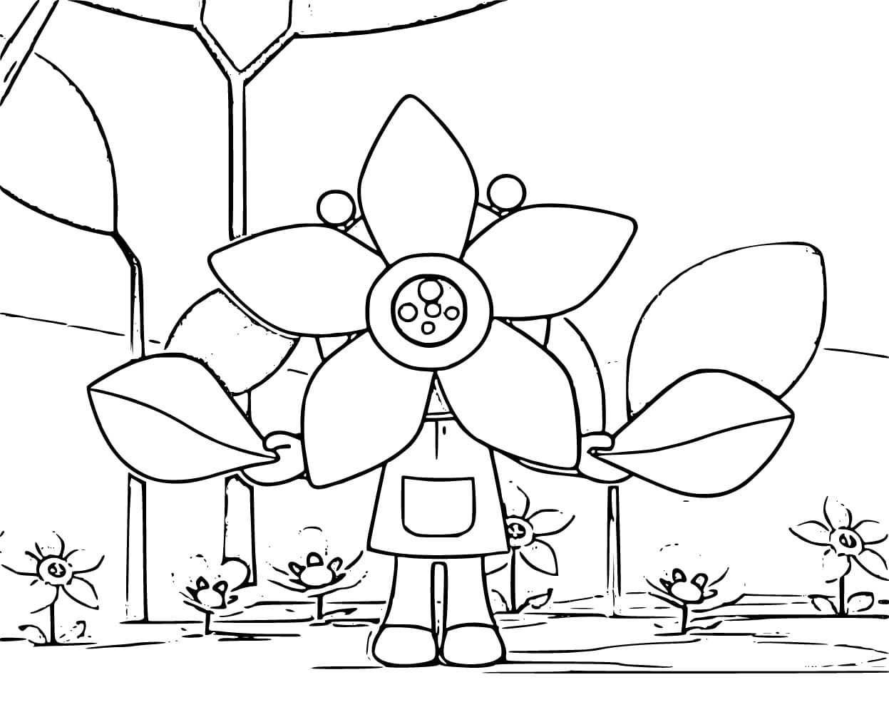 후토스 심플 coloring page