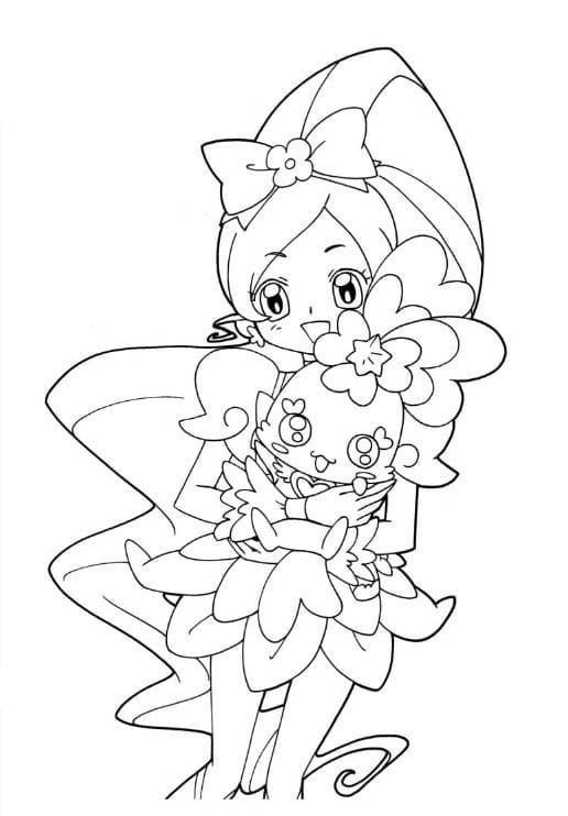 심플 하트캐치 프리큐어 coloring page