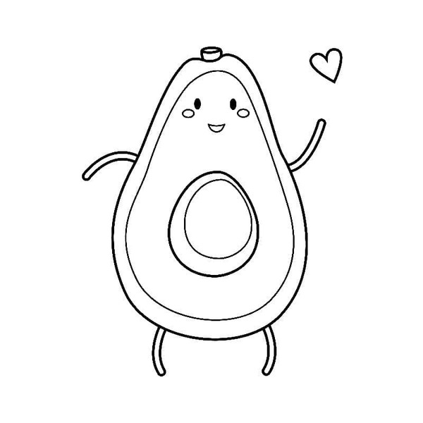 친절한 아보카도를 그려보세요