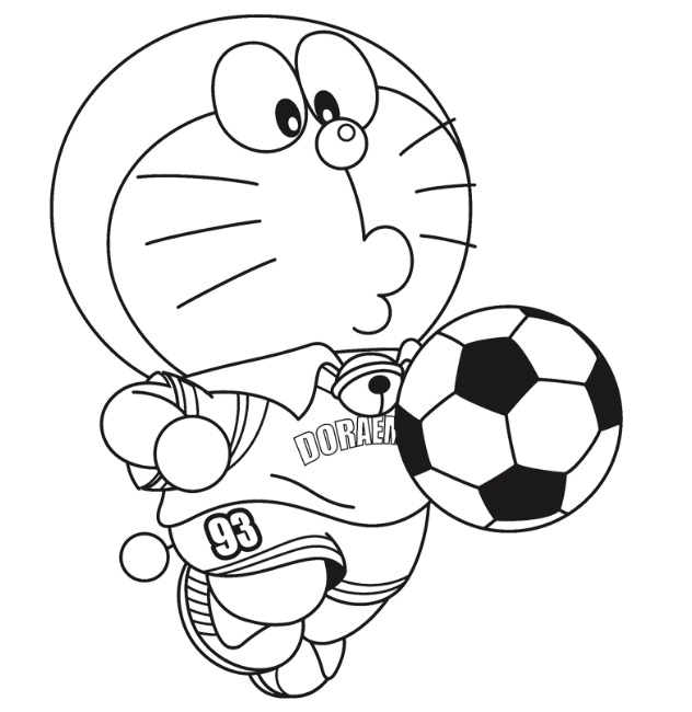 도라에몽이 축구를 한다