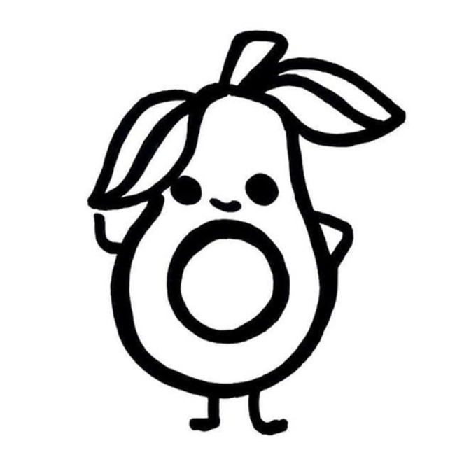 귀여운 아보카도