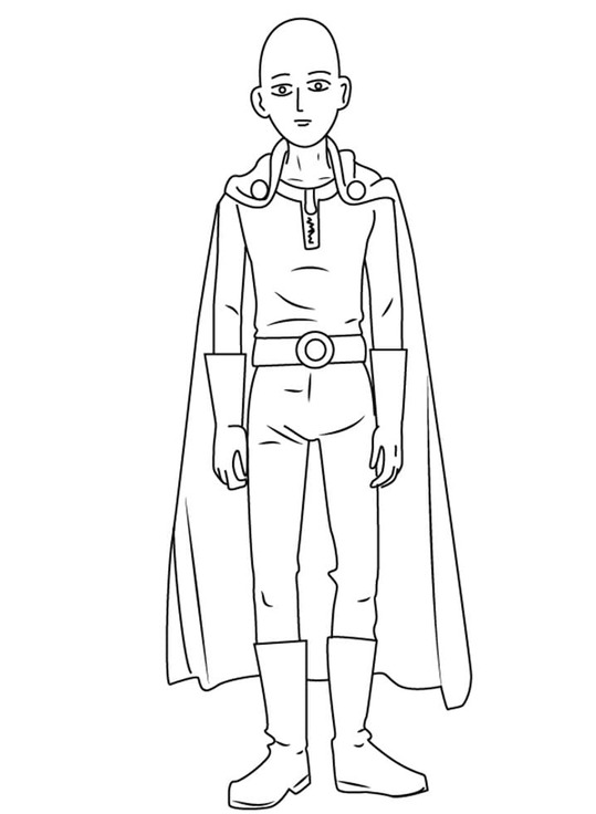 인쇄 가능한 사이타마 coloring page