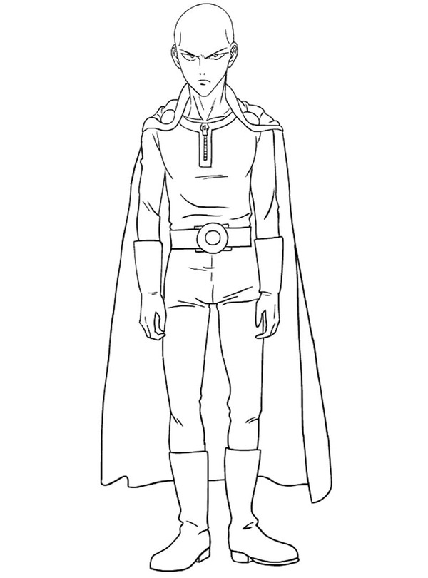 무료로 인쇄할 수 있는 사이타마 coloring page