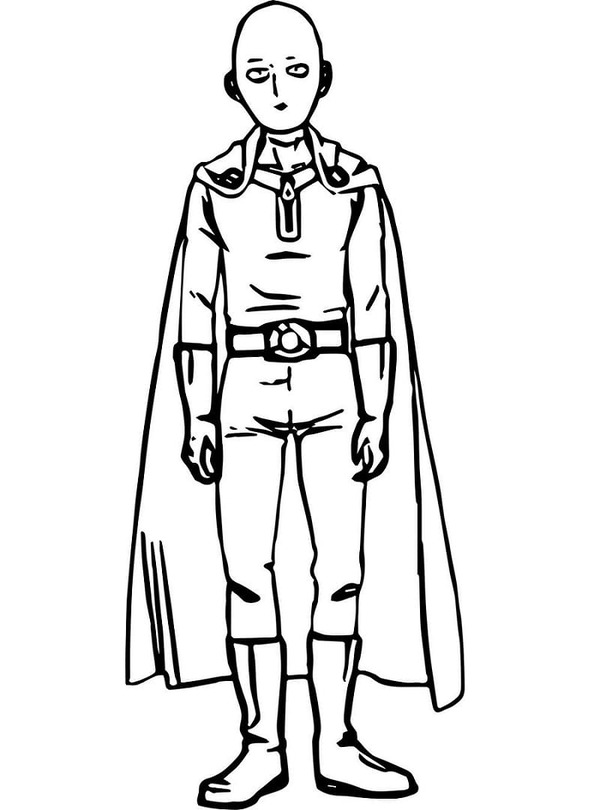 프리 사이타마 coloring page