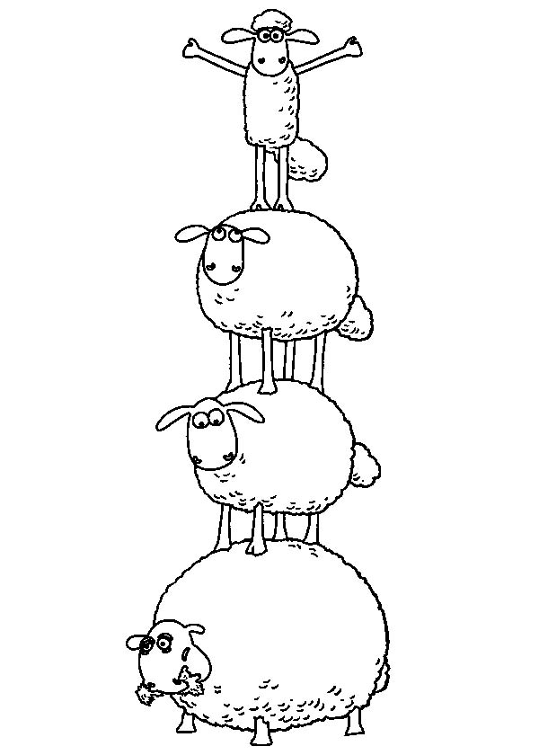 못말리는 어린양 숀 의 그림