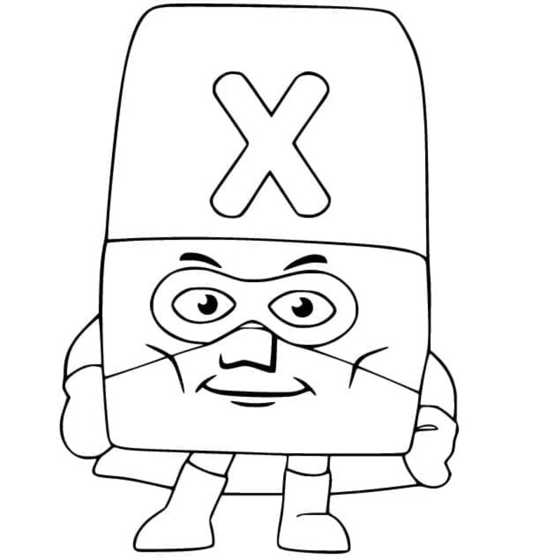 알파블록스 편지 X