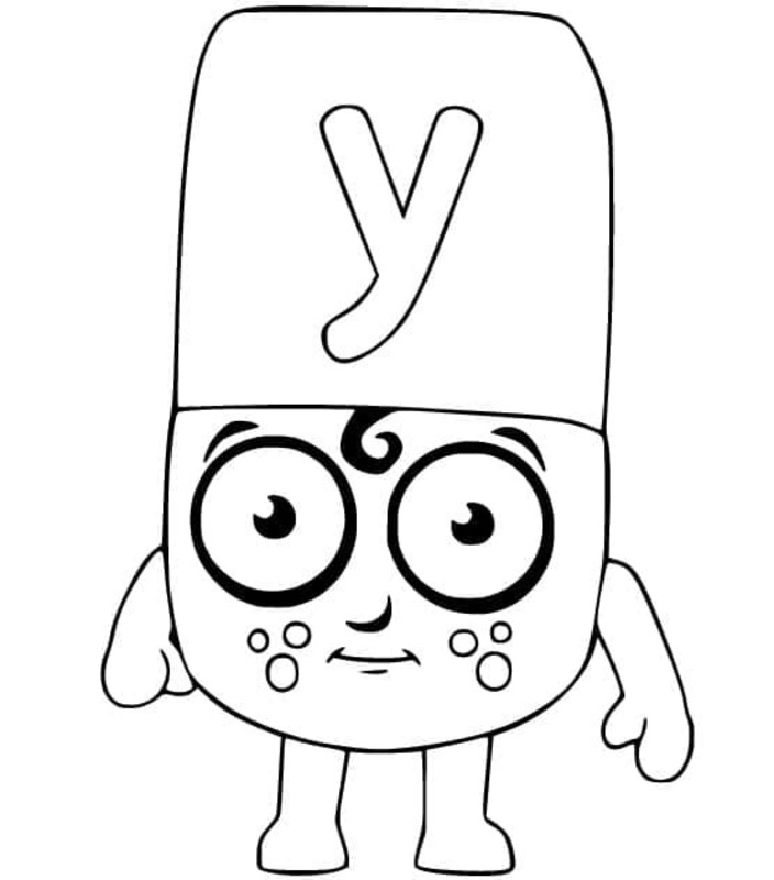 알파블록스 편지 Y