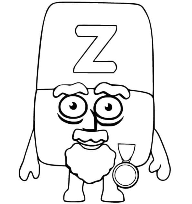 알파블록스 편지 Z