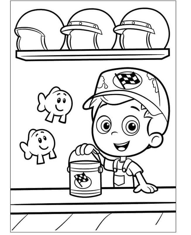 버블버블 인어친구들 그리다