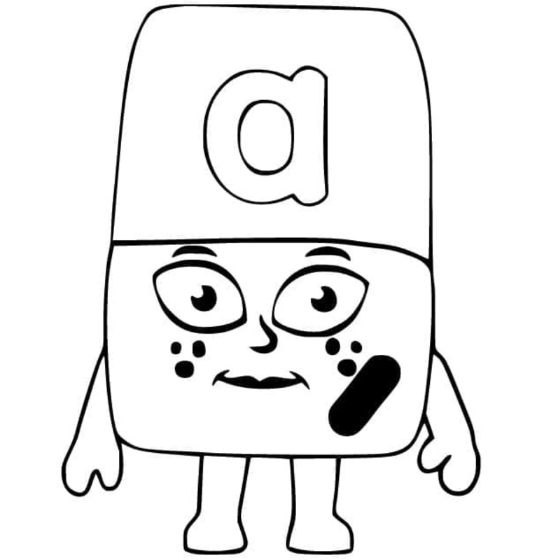 그리다 알파블록스 편지 A