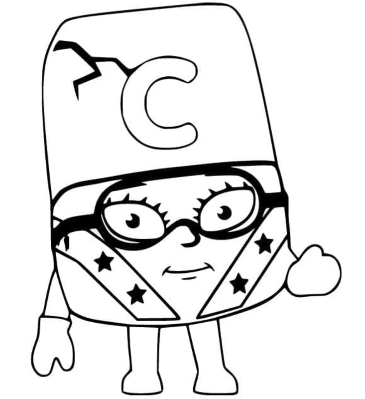 그리다 알파블록스 편지 C
