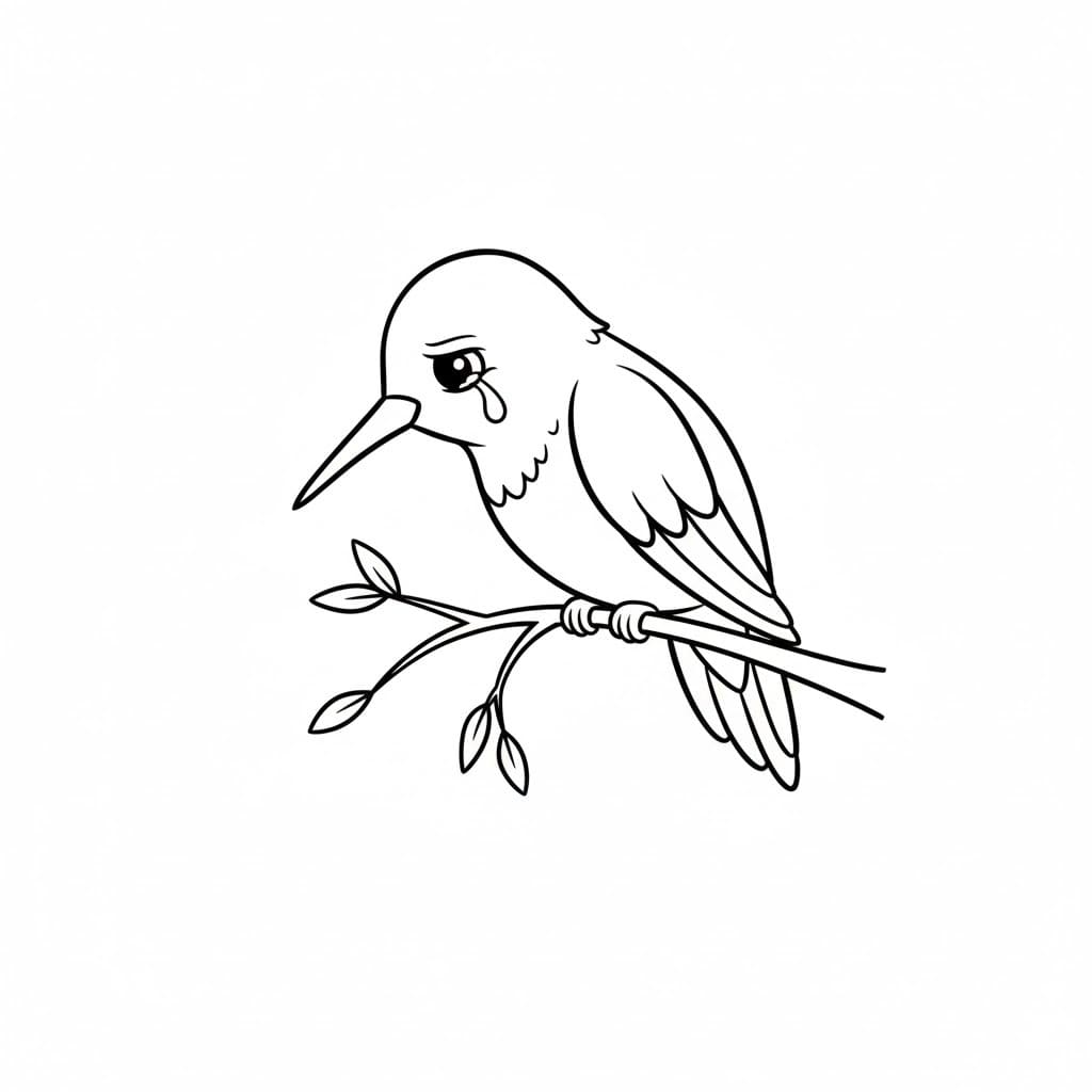 벌새 이미지 인쇄 가능